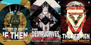 The three novels in Matthew De Abaitua's science fiction trilogy