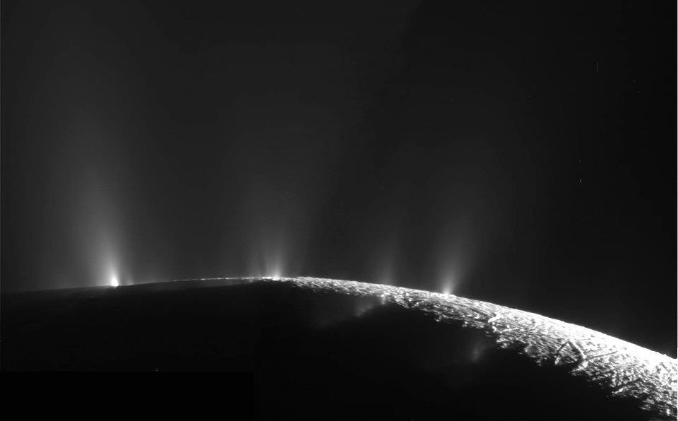 The geysers of Enceladus